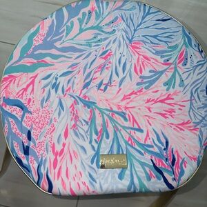 Lilly Pulitzer Kaleidoscope coral hat box/duffel bag